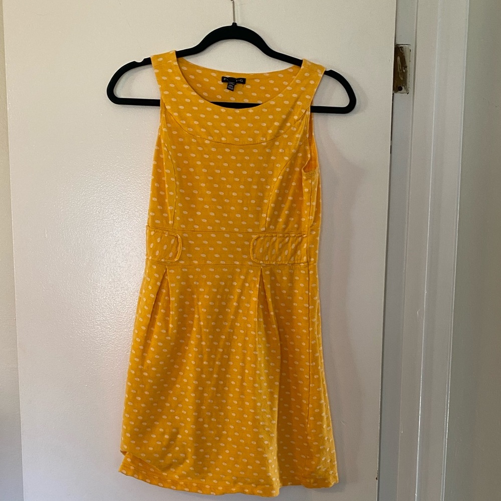 Polka Dot Gold Dress